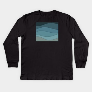 Ocean wave | Ocean Design Kids Long Sleeve T-Shirt